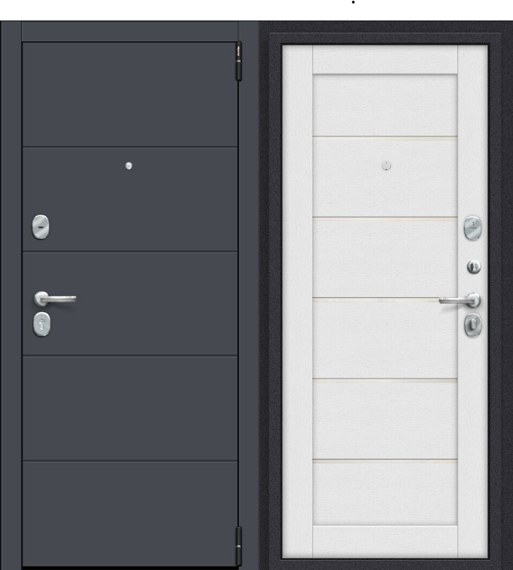 Входные двери Porta S 4.Л22 Graphite Pro/Virgin/Nordic Oak
