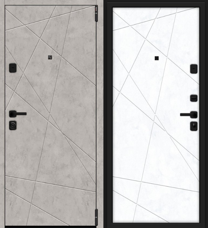 Входные двери Porta M 15.15 Grey Art/Snow Art