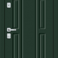 Входная дверь Porta M 55.56 Green Stark/Nordic Oak (зелёнаяс снаружи)