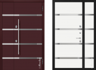 Дверь входная МетаЛюкс СМ1501/14 E