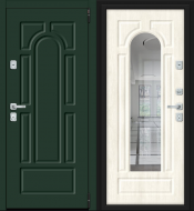 Входная дверь Porta M 55.56 Green Stark/Nordic Oak (зелёнаяс снаружи)